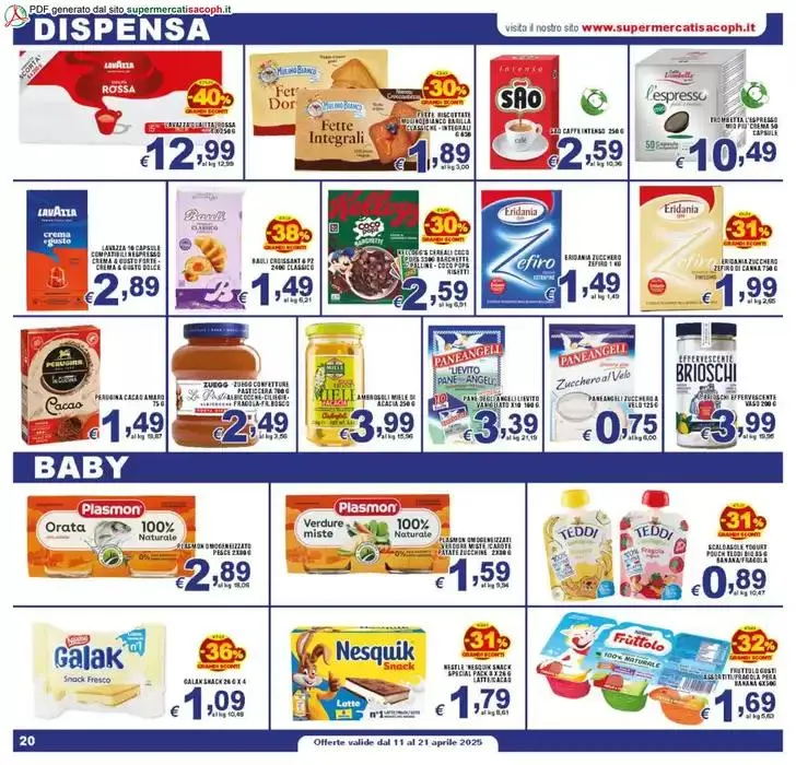 Buona Pasqua da 11 aprile a 21 aprile di 2025 - Pagina del volantino 20