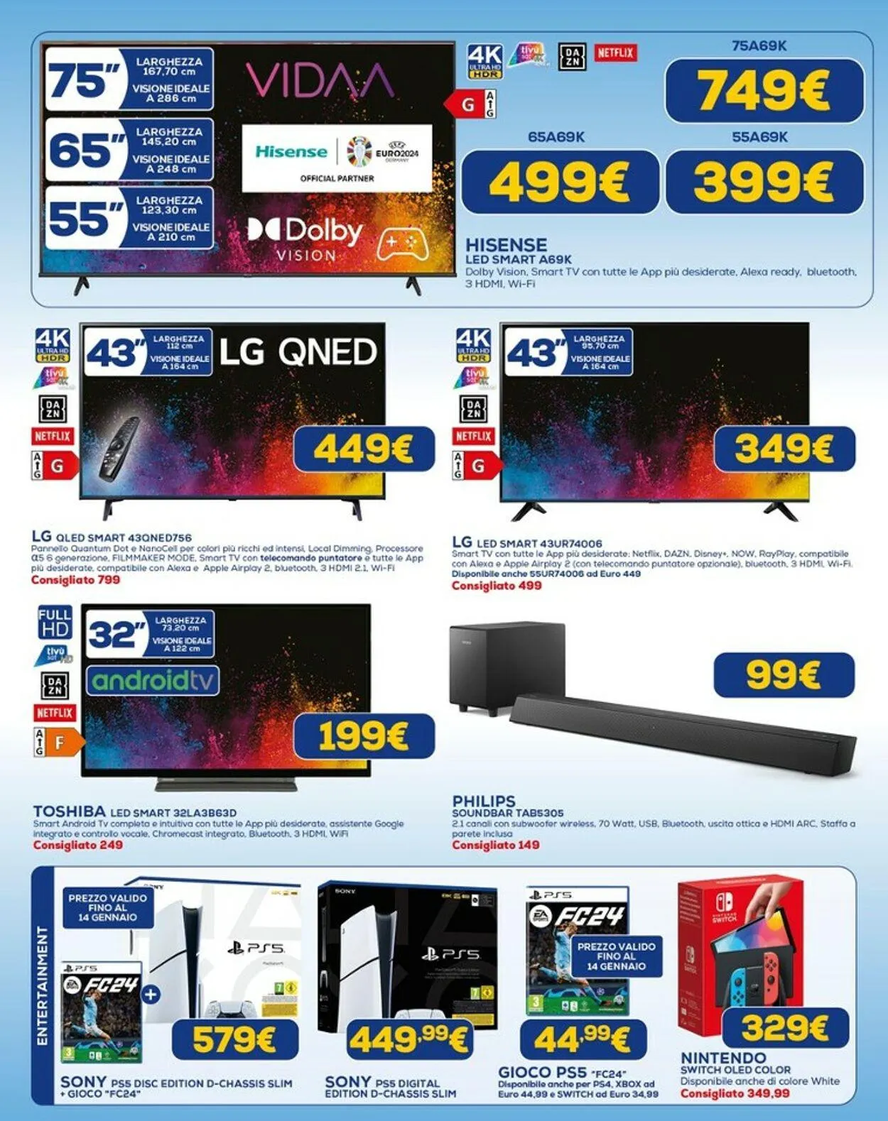 Euronics - Corso Umberto, 95, 07012, Bonorva (SS) Volantino attuale da 2 gennaio a 17 gennaio di 2024 - Pagina del volantino 8