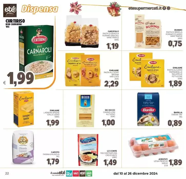 Dal 10 al 26 dicembre 2024 da 10 dicembre a 26 dicembre di 2024 - Pagina del volantino 22