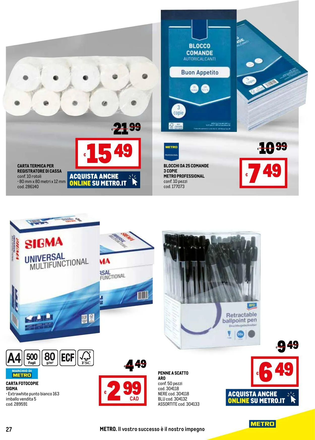 Metro Volantino attuale da 3 luglio a 17 luglio di 2024 - Pagina del volantino 27