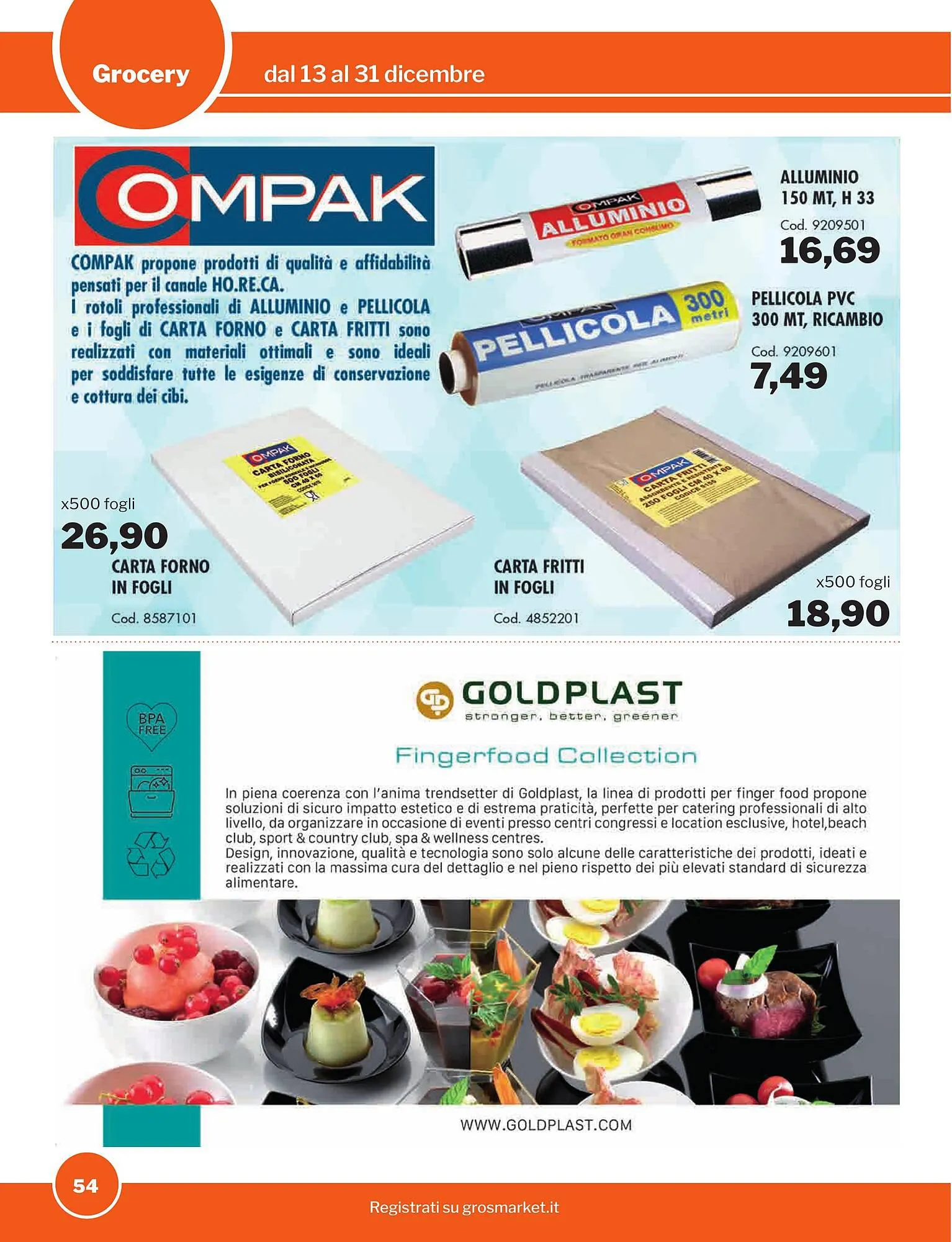 Volantino SoGeGross da 13 dicembre a 31 dicembre di 2023 - Pagina del volantino 54