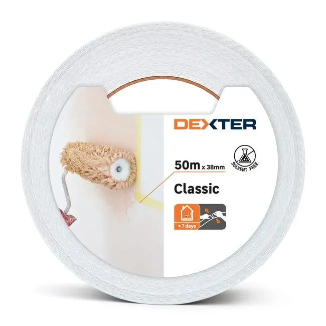 Nastro per mascheratura DEXTER 50 m x 38 mm superfici lisce