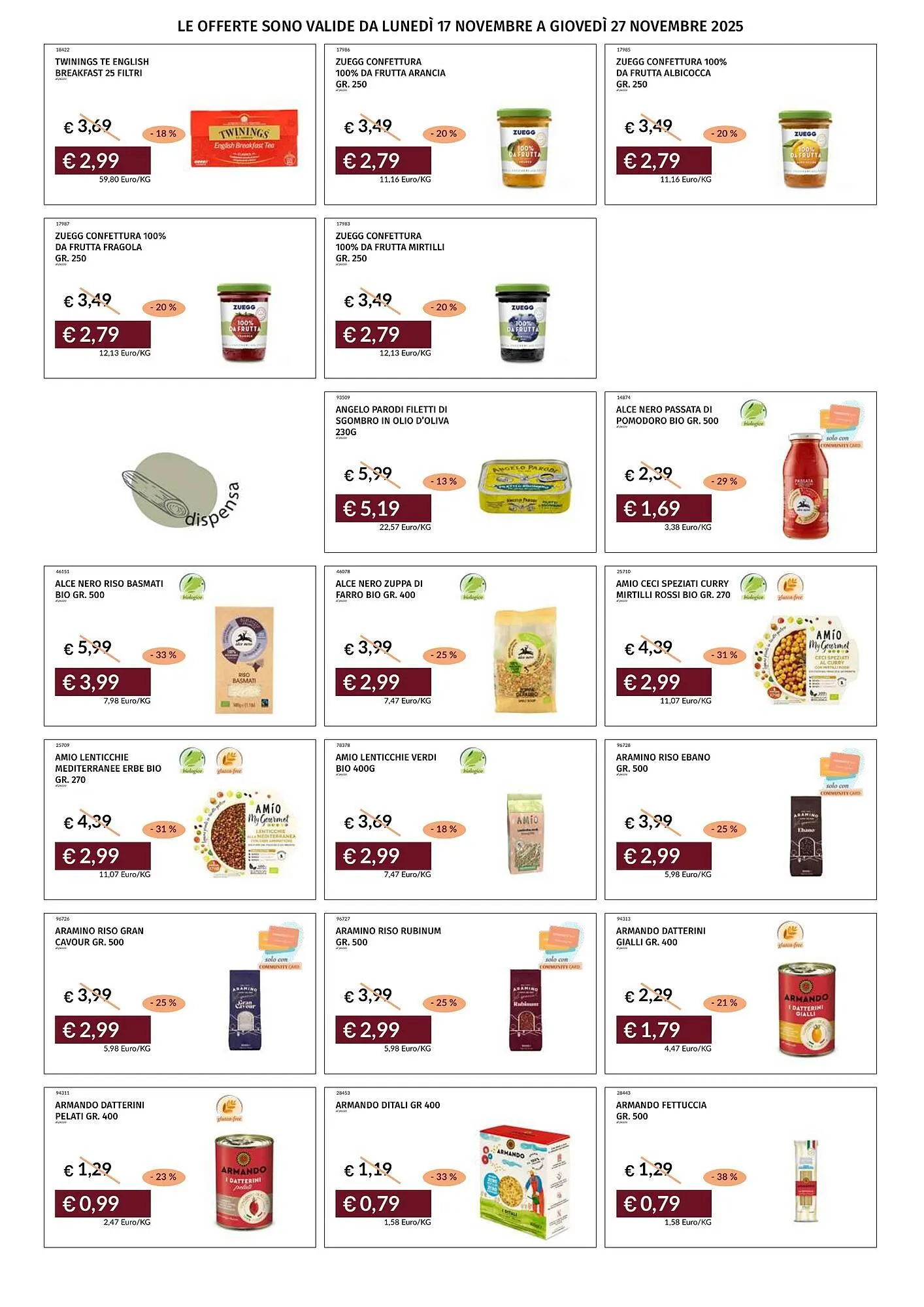 Volantino Prezzemolo e Vitale da 17 novembre a 27 novembre di 2025 - Pagina del volantino 19