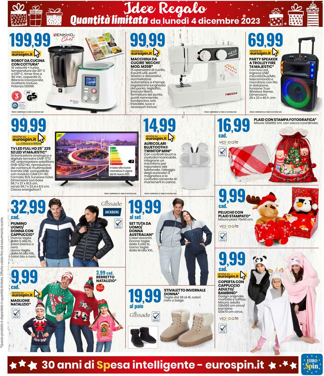 EURO Spin Volantino attuale da 25 novembre a 10 dicembre di 2023 - Pagina del volantino 21