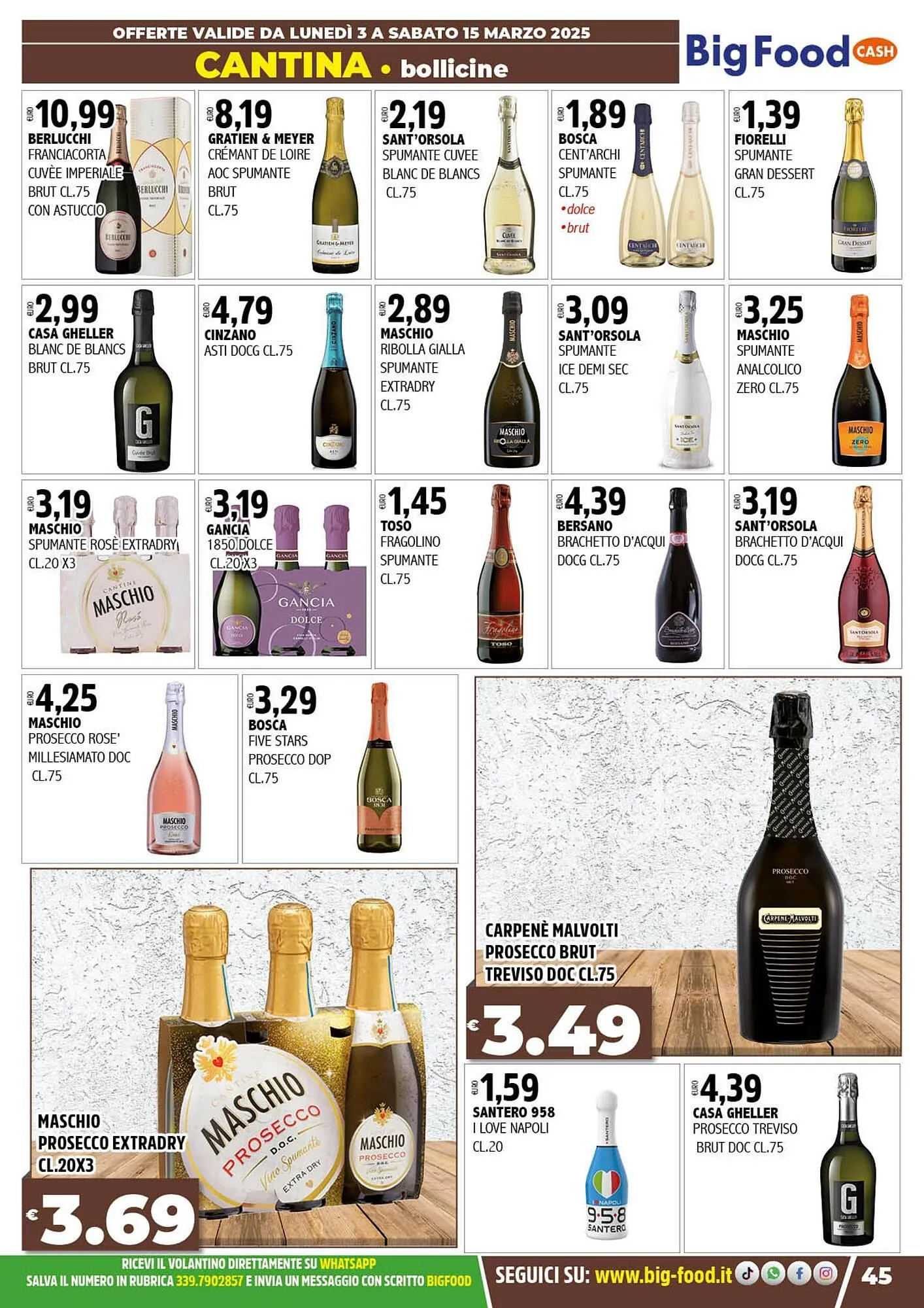 Volantino Big Food da 3 marzo a 15 marzo di 2025 - Pagina del volantino 45