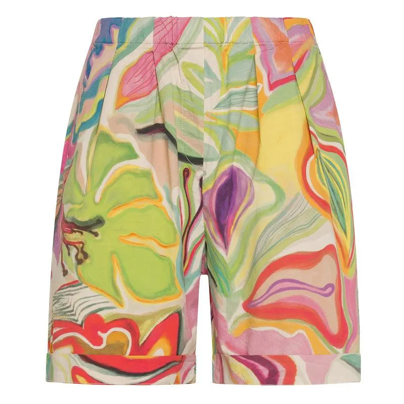 Pantaloncino donna flower power