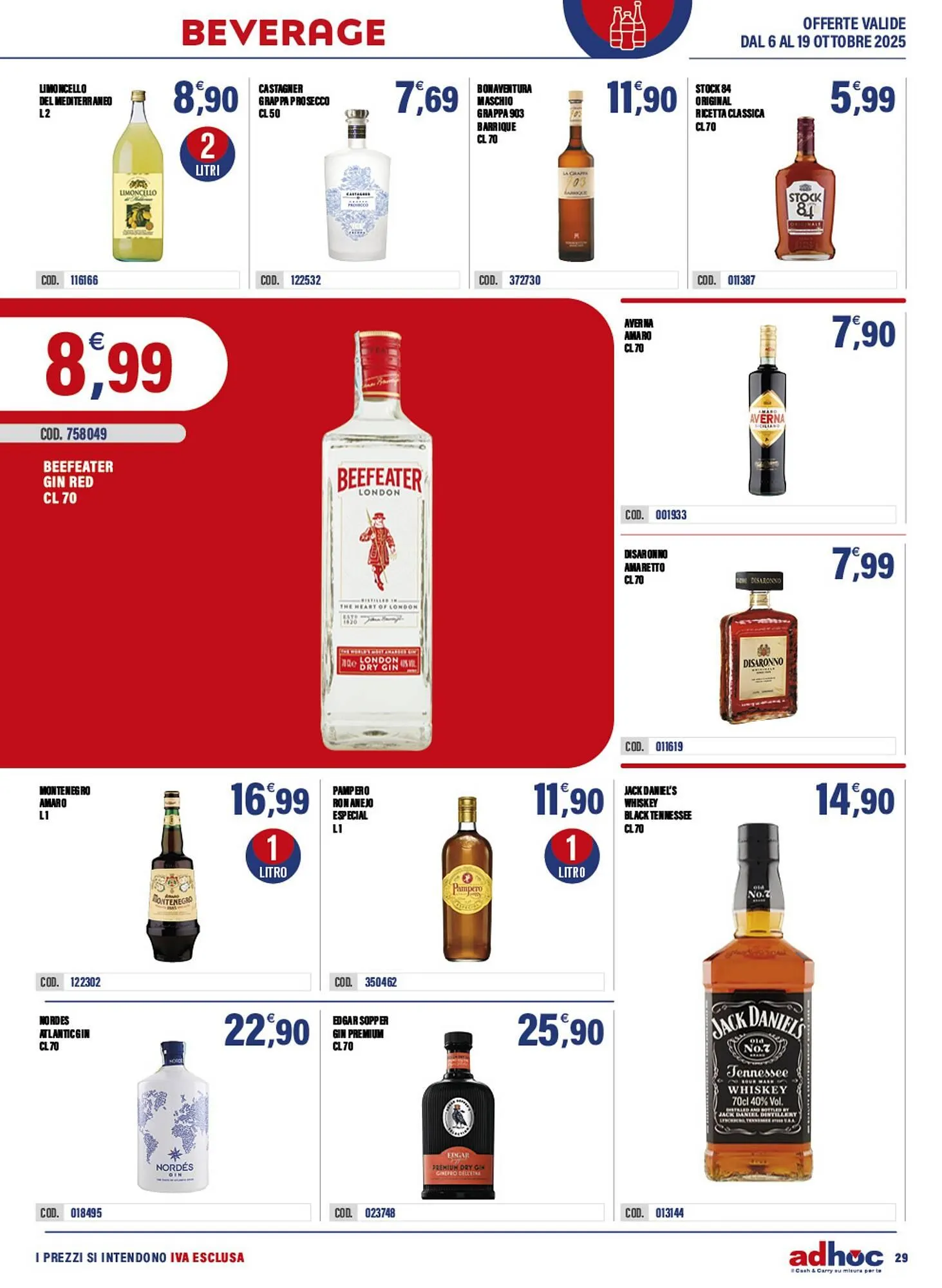 Volantino Adhoc da 6 ottobre a 19 ottobre di 2025 - Pagina del volantino 29