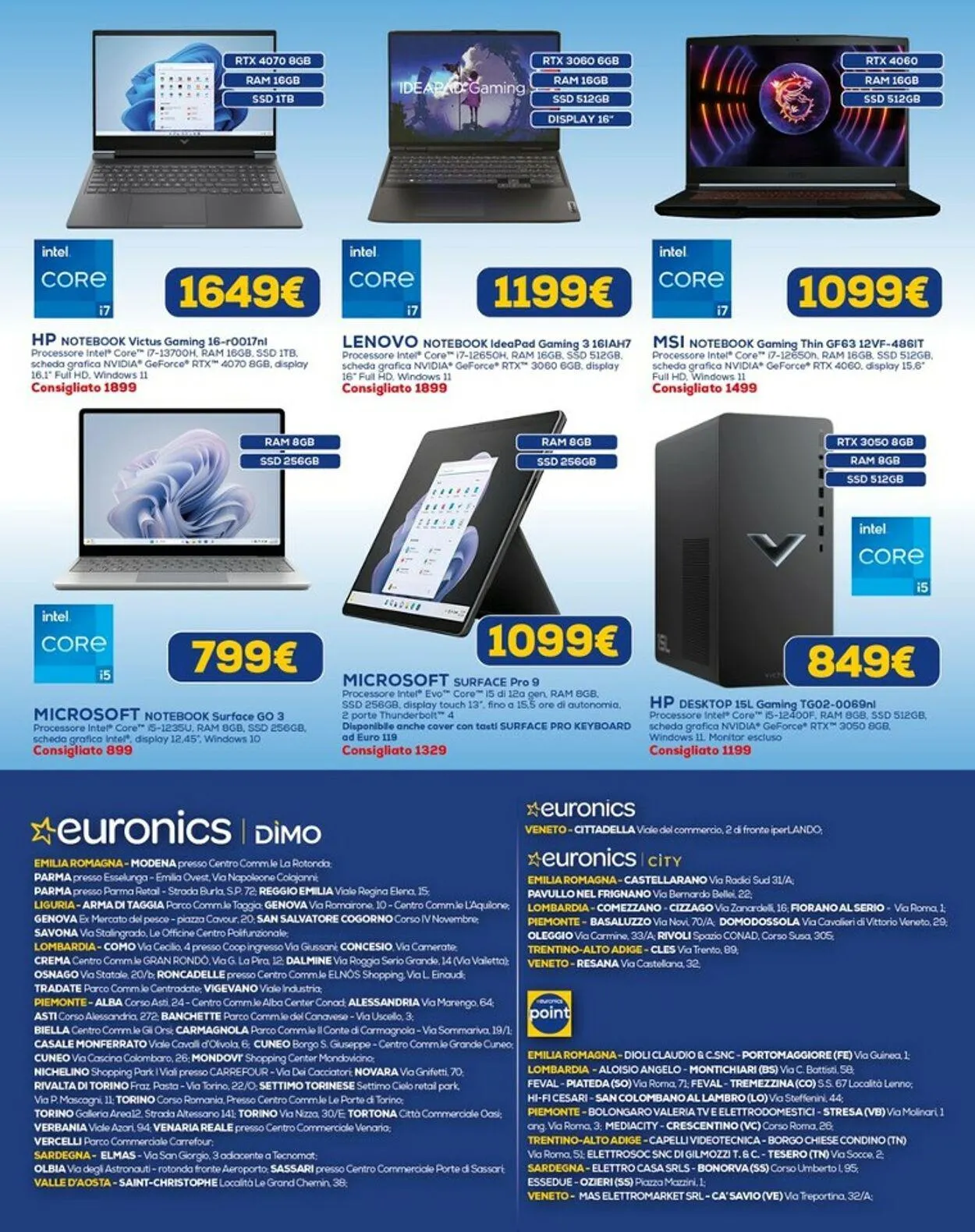 Euronics - Corso Umberto, 95, 07012, Bonorva (SS) Volantino attuale da 2 gennaio a 17 gennaio di 2024 - Pagina del volantino 15