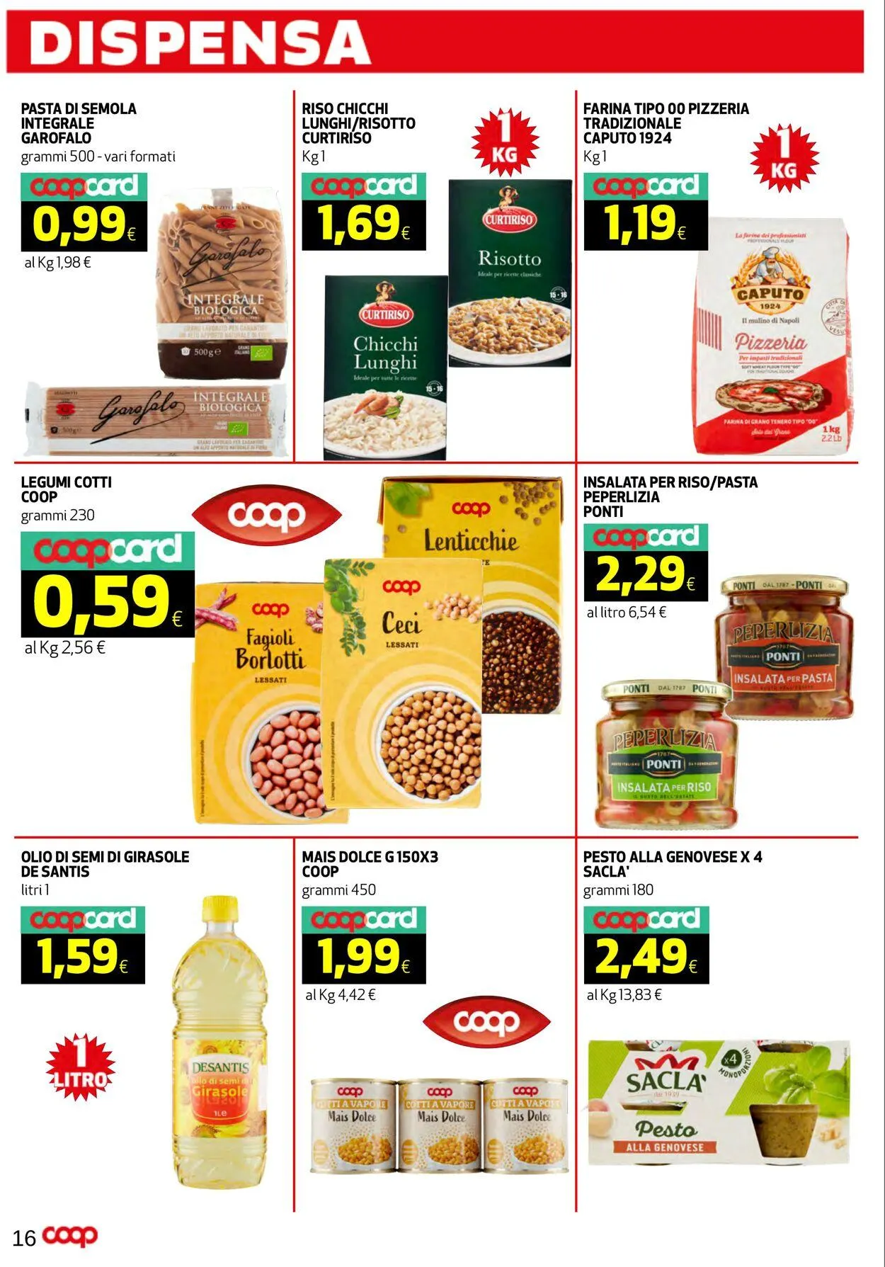 Coop Volantino attuale da 3 giugno a 11 giugno di 2025 - Pagina del volantino 16