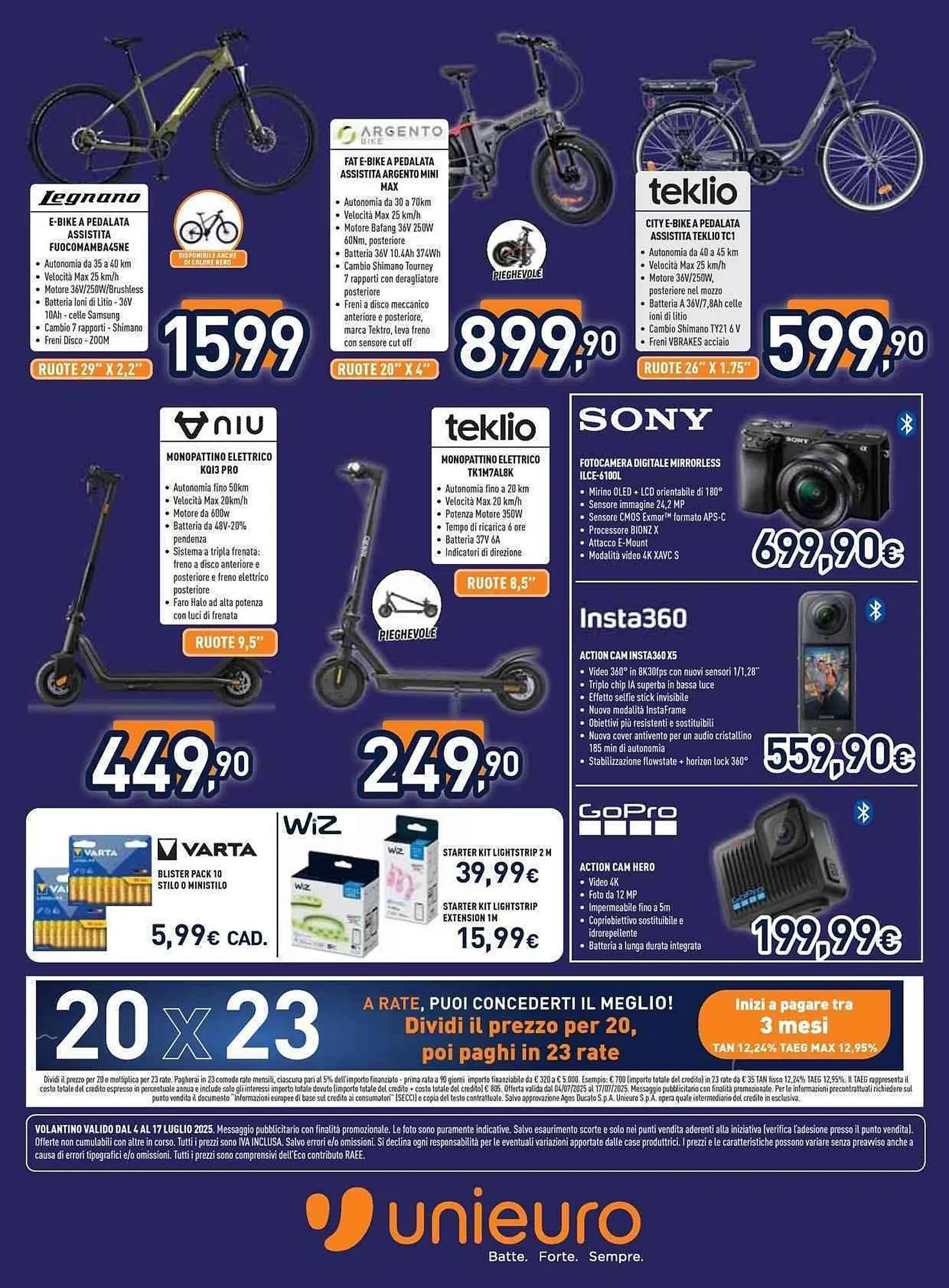Volantino Unieuro da 4 luglio a 17 luglio di 2025 - Pagina del volantino 26
