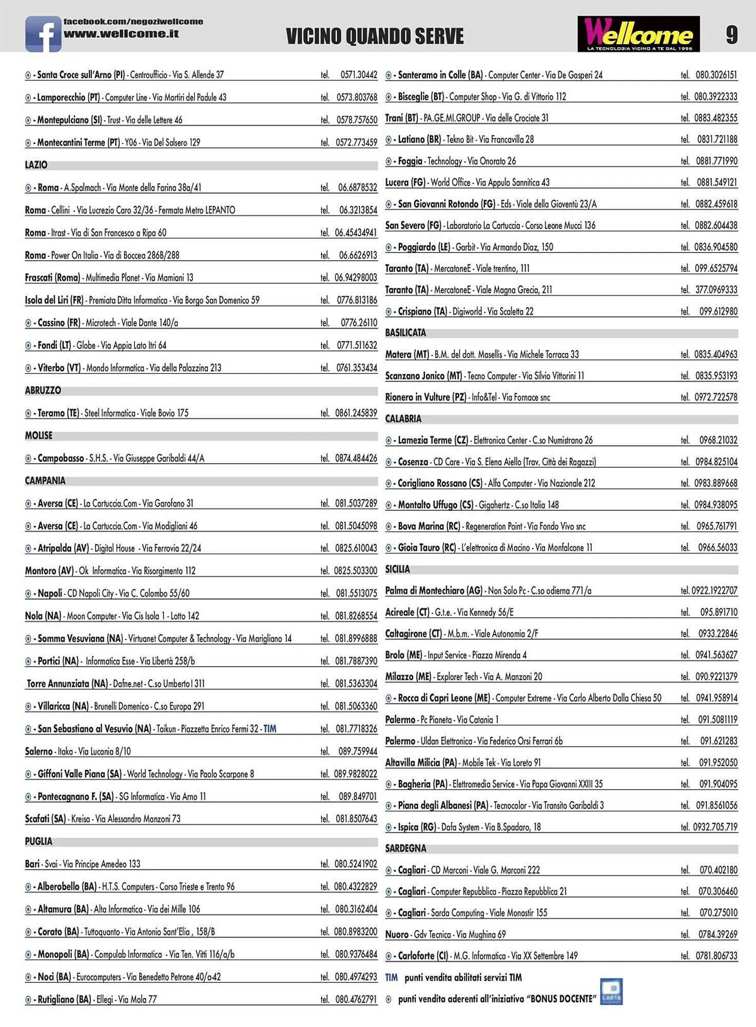Volantino Wellcome da 17 aprile a 1 novembre di 2025 - Pagina del volantino 9