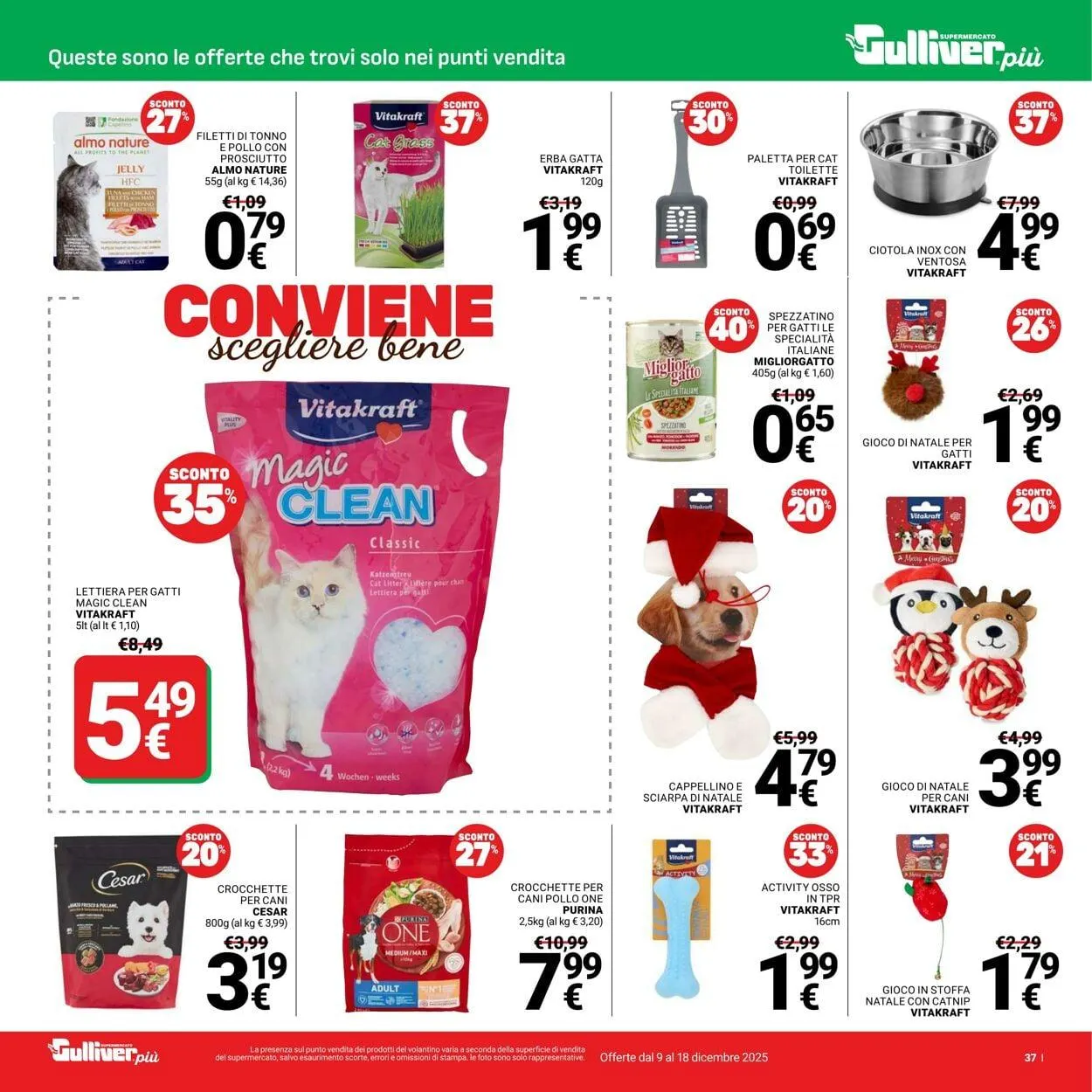 Gulliver Volantino attuale da 9 dicembre a 18 dicembre di 2025 - Pagina del volantino 37