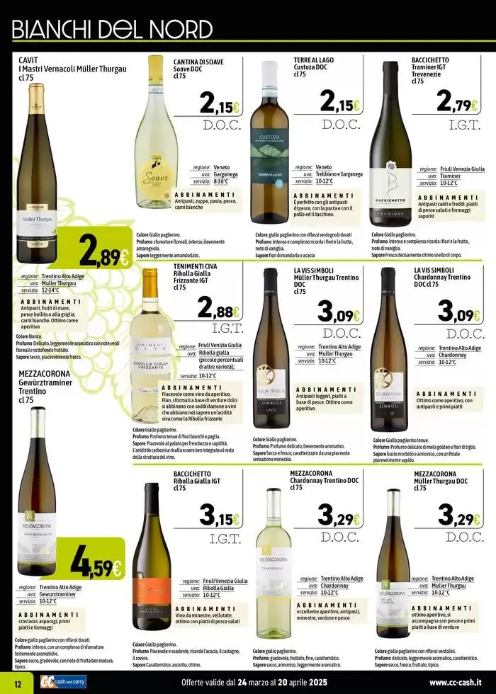 CARTA VINI 2025 da 24 marzo a 20 aprile di 2025 - Pagina del volantino 12