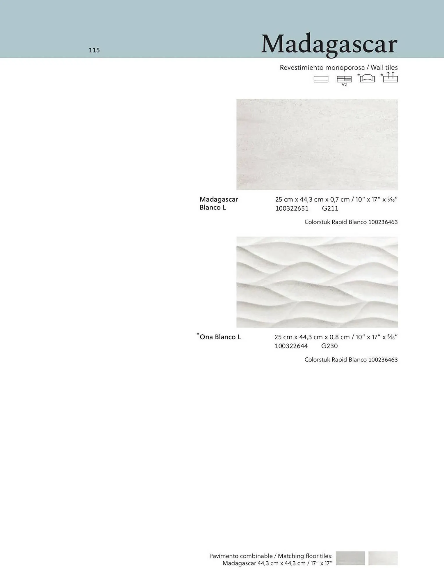 Catalogue Porcelanosa du 27 juin au 31 décembre 2025 - Catalogue page 115