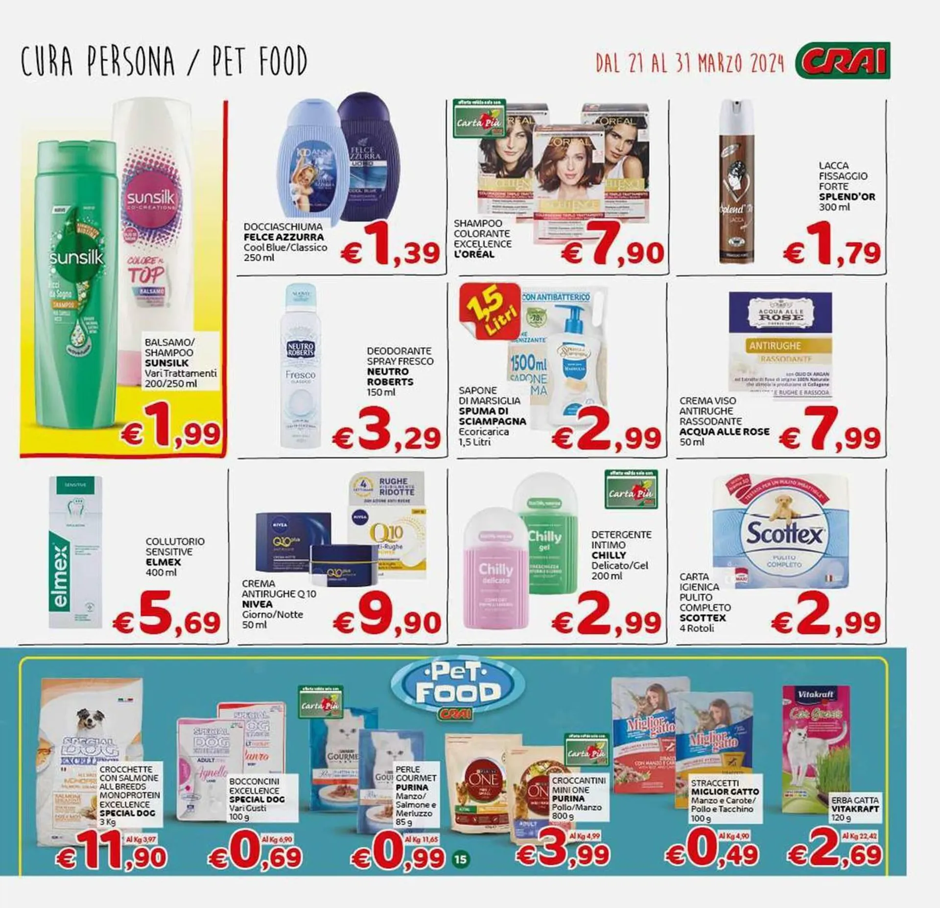 Volantino Crai da 21 marzo a 31 marzo di 2024 - Pagina del volantino 15