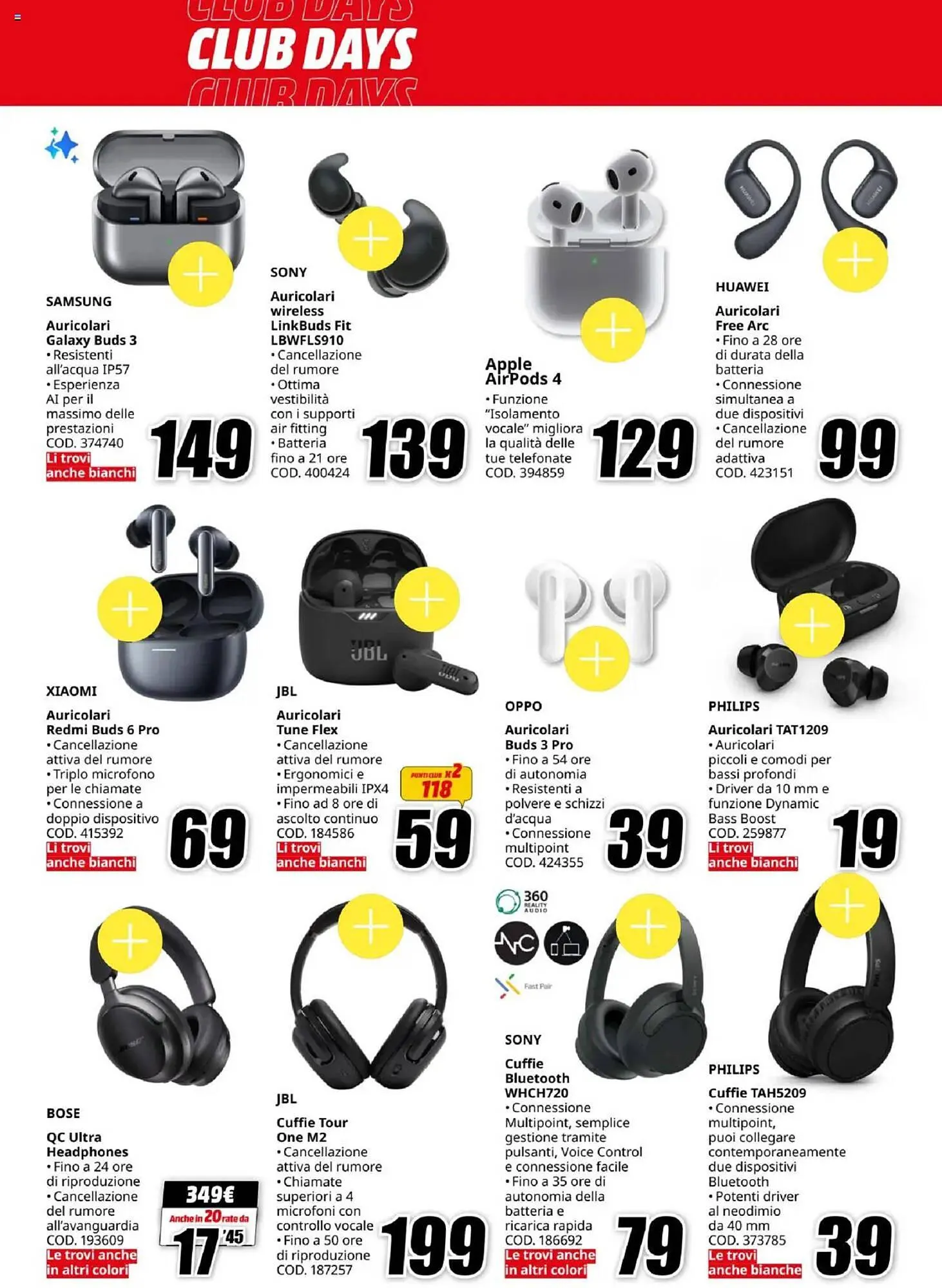 Volantino MediaWorld da 25 aprile a 8 maggio di 2025 - Pagina del volantino 8