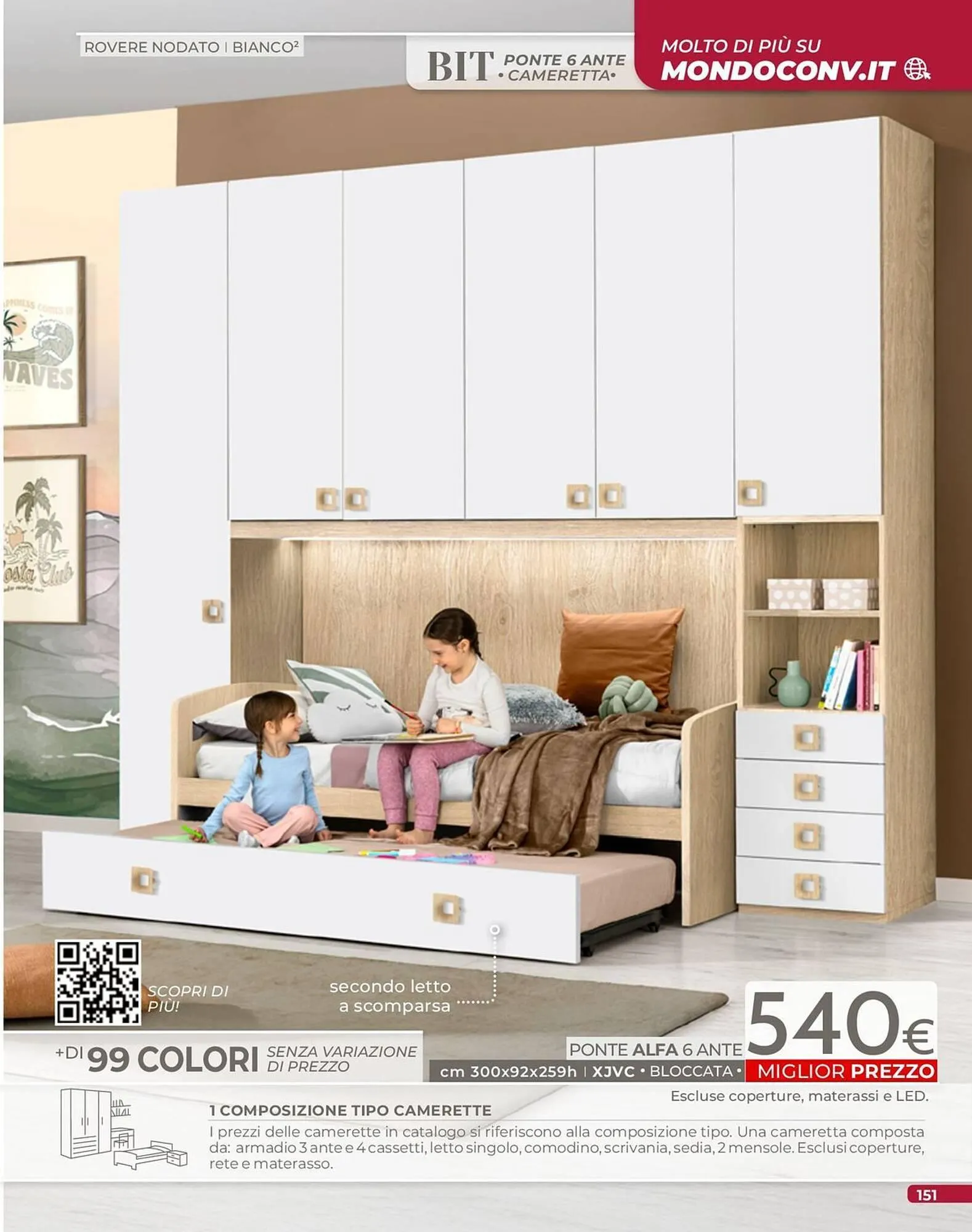 volantino Mondo Convenienza da 1 settembre a 31 dicembre di 2025 - Pagina del volantino 153