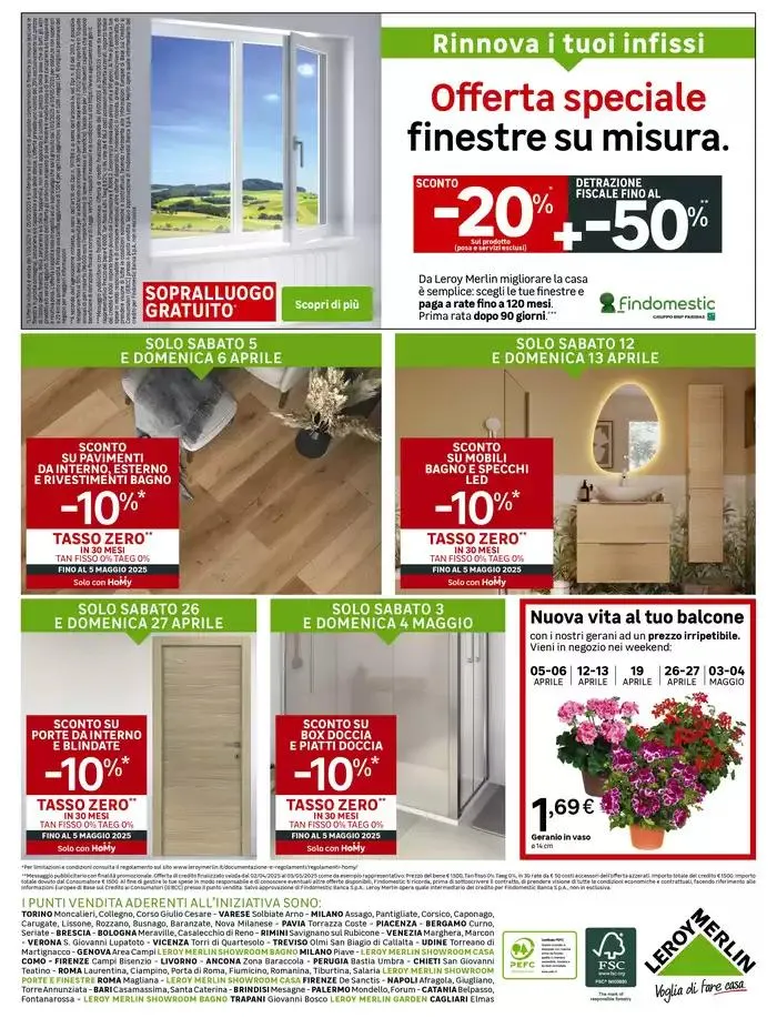 Progetti di primavera da Leroy Merlin! da 2 aprile a 5 maggio di 2025 - Pagina del volantino 20
