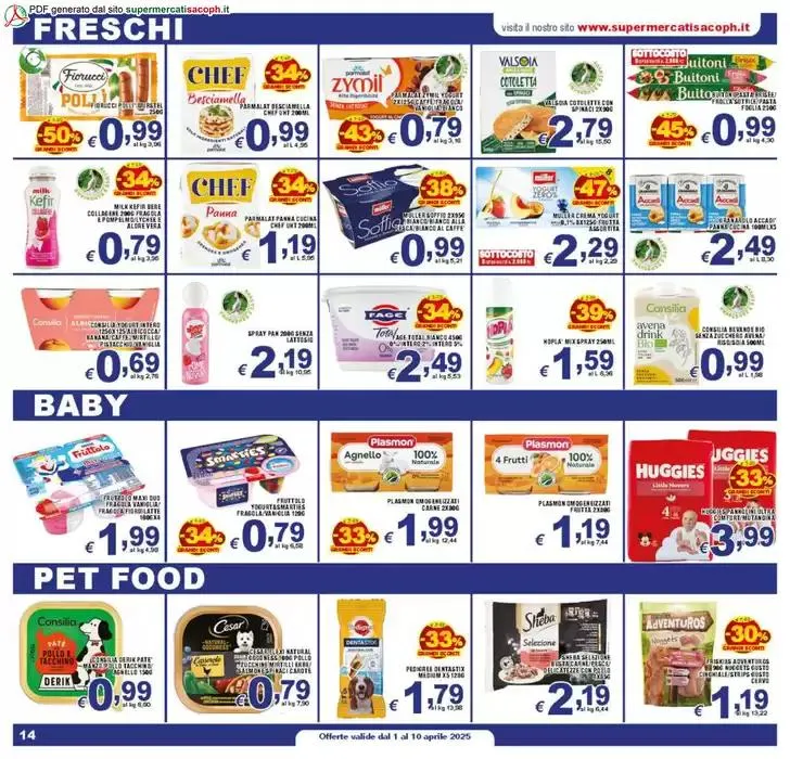 Sottocosto da 1 aprile a 10 aprile di 2025 - Pagina del volantino 14