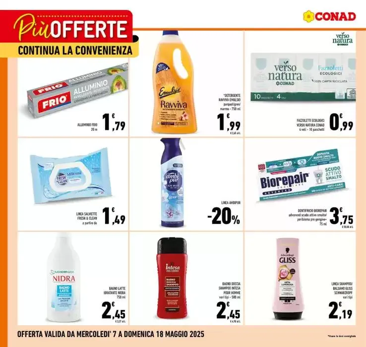 Più Offerte continua la Convenienza da 7 maggio a 18 maggio di 2025 - Pagina del volantino 3