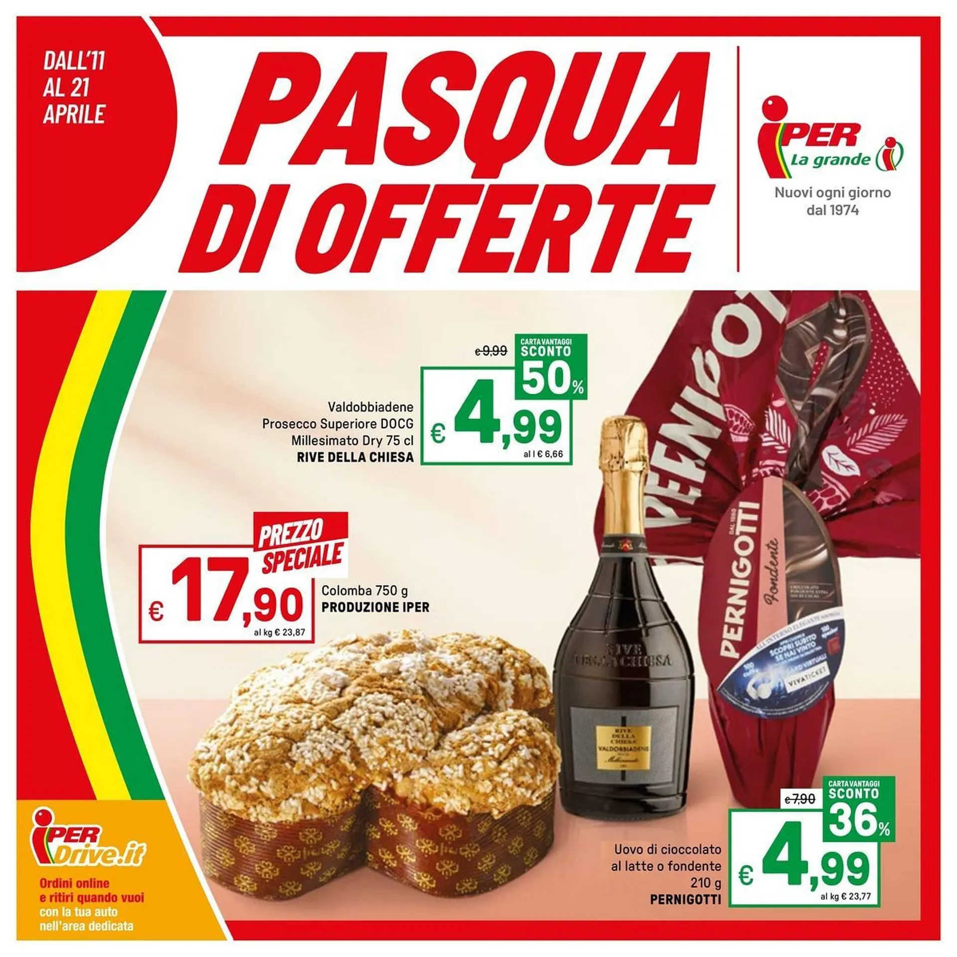 Volantino Iper La Grande da 11 aprile a 21 aprile di 2025 - Pagina del volantino 1