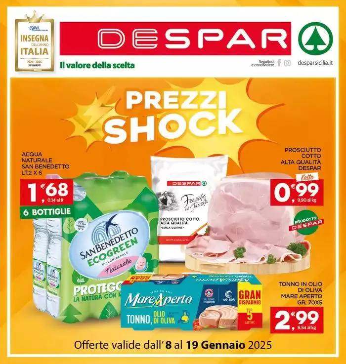 Prezzi shock da 8 gennaio a 19 gennaio di 2025 - Pagina del volantino 1