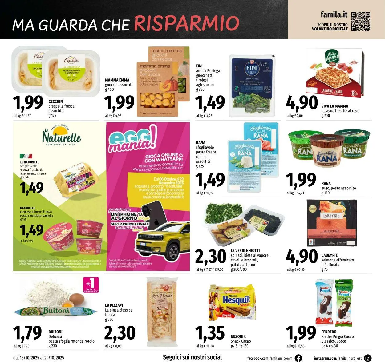 Famila Volantino attuale da 16 ottobre a 29 ottobre di 2025 - Pagina del volantino 10