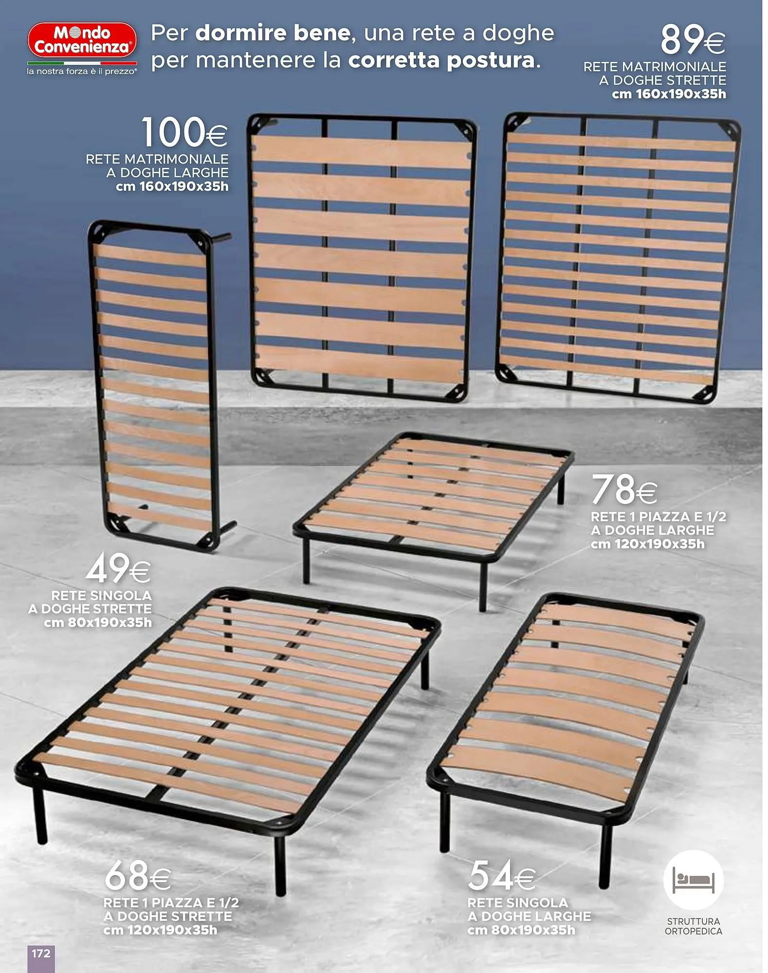 Volantino Mondo Convenienza da 1 aprile a 1 settembre di 2024 - Pagina del volantino 172