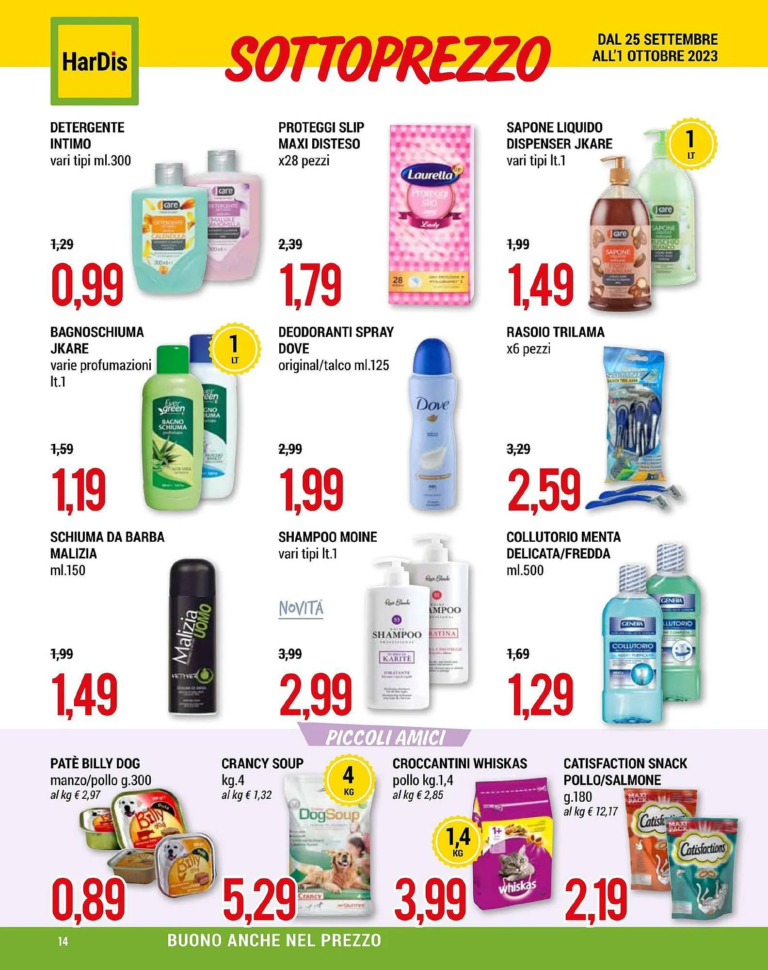 Volantino Hardis da 25 settembre a 1 ottobre di 2023 - Pagina del volantino 14