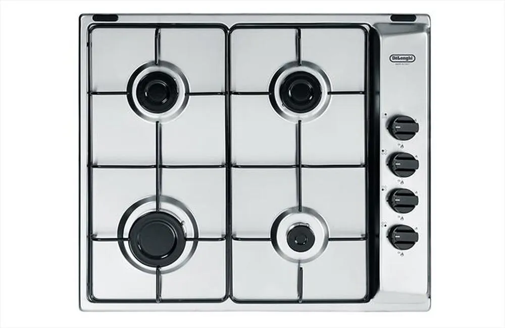 DE LONGHI - Piano cottura a gas YAL 46 ASV 4 fuochi 58cm