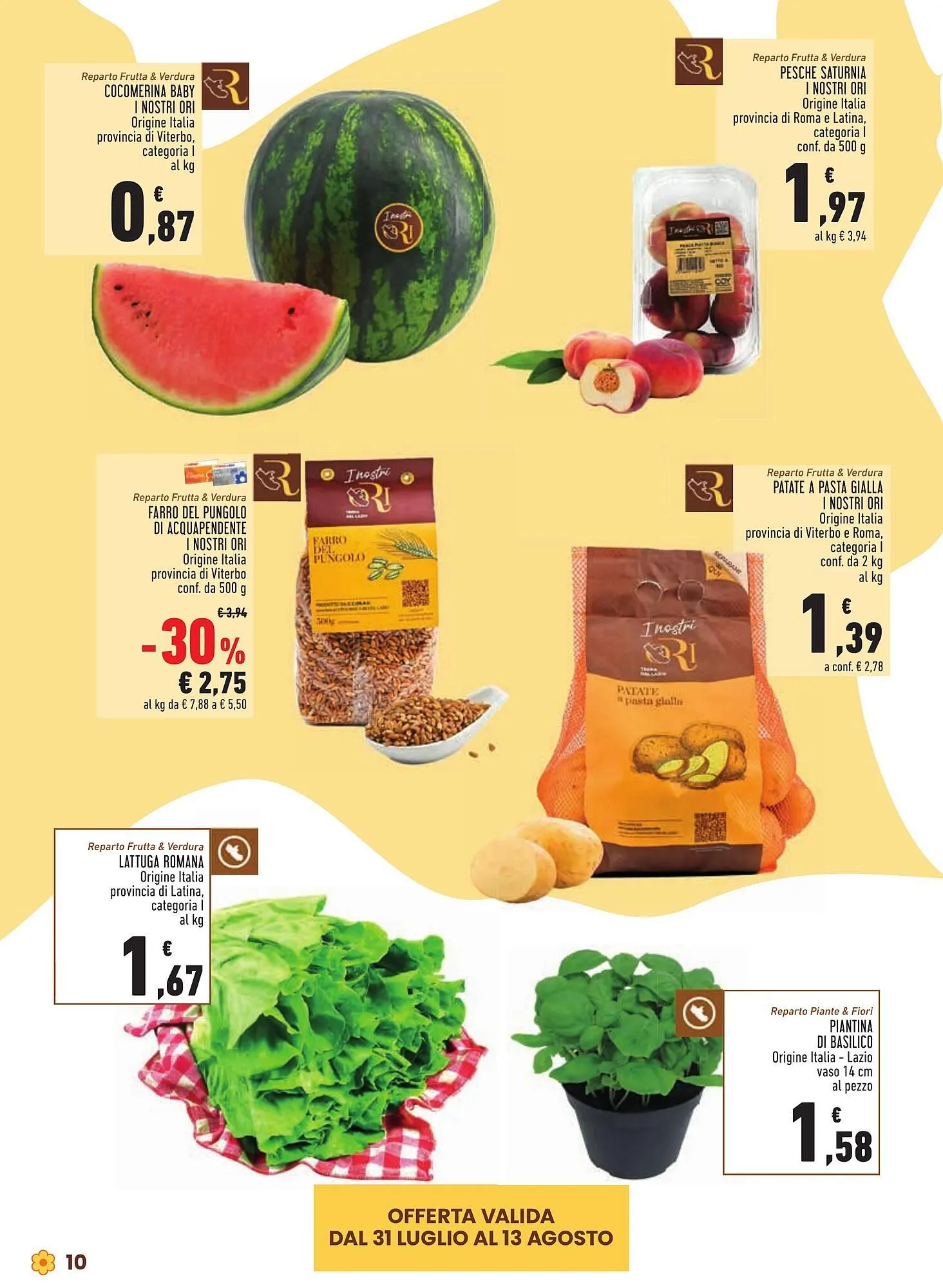 Volantino Conad da 31 luglio a 13 agosto di 2025 - Pagina del volantino 10