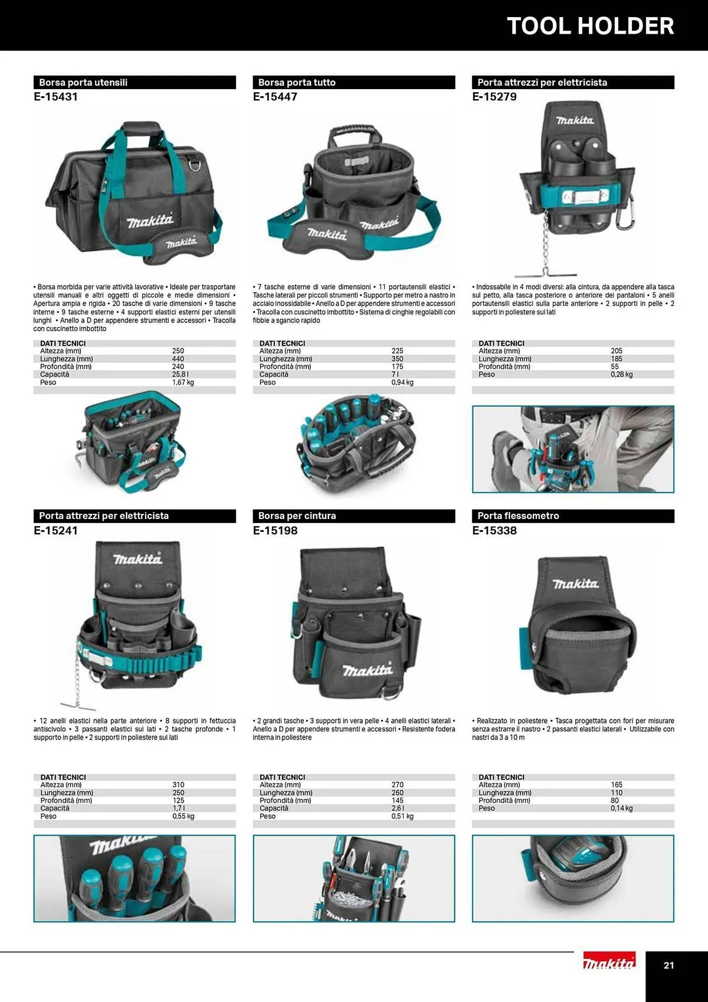 Volantino Makita da 19 novembre a 31 dicembre di 2025 - Pagina del volantino 21