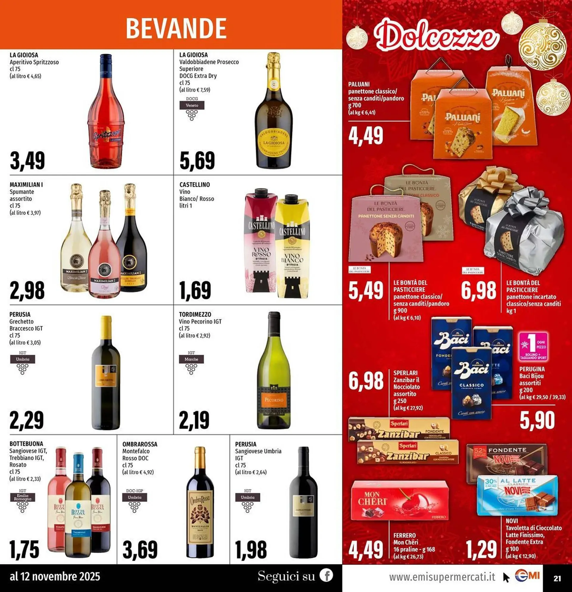 Volantino Emi Supermercati da 30 ottobre a 12 novembre di 2025 - Pagina del volantino 21