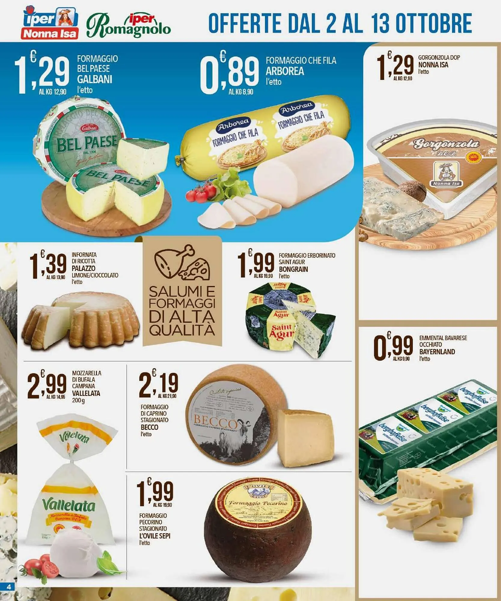 Volantino Iper Romagnolo da 2 ottobre a 13 ottobre di 2024 - Pagina del volantino 4