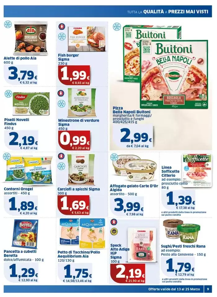 Sottocosto da 13 marzo a 25 marzo di 2025 - Pagina del volantino 9