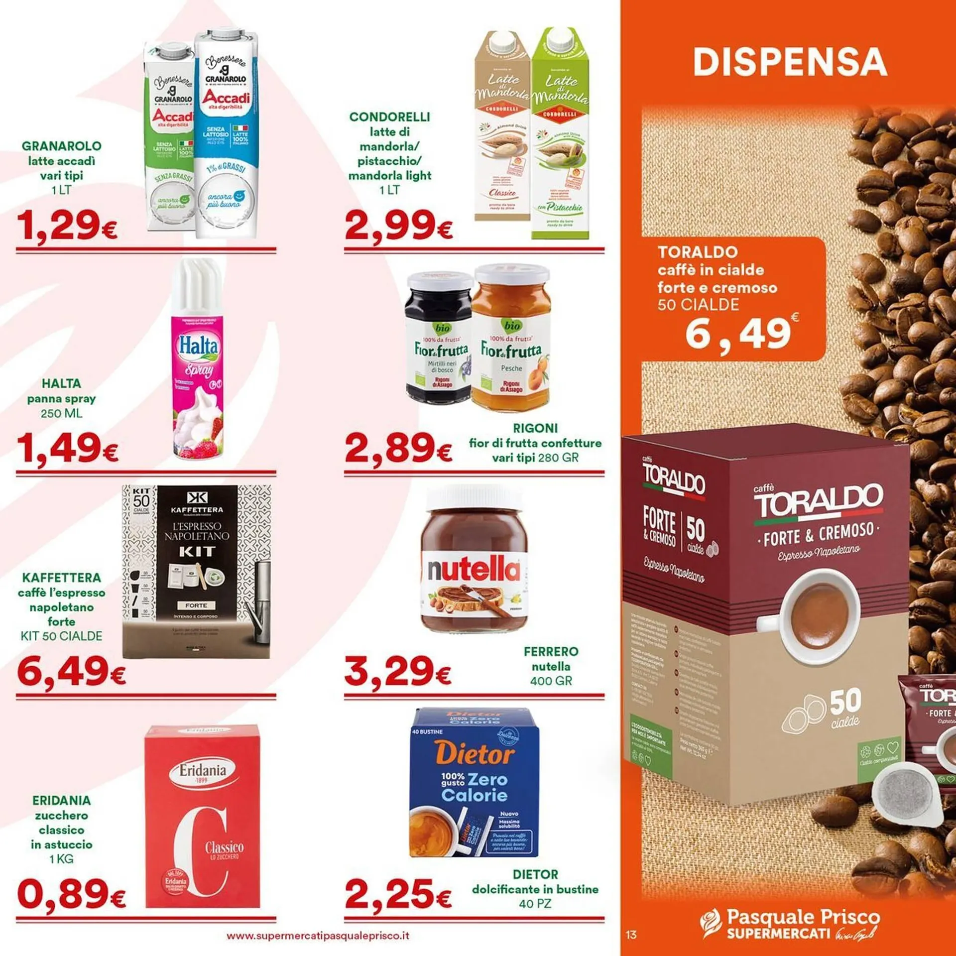 Volantino Supermercati Pasquale Prisco da 26 agosto a 7 gennaio di 2026 - Pagina del volantino 13