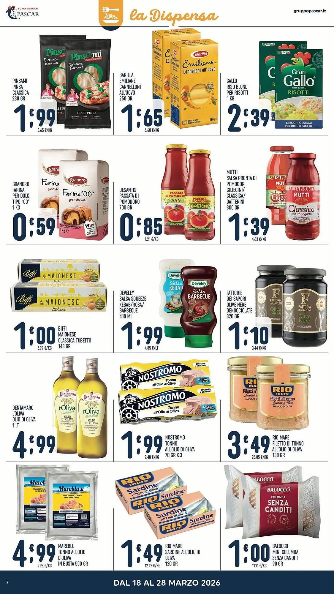 Volantino Gruppo Pascar da 18 marzo a 28 marzo di 2026 - Pagina del volantino 7