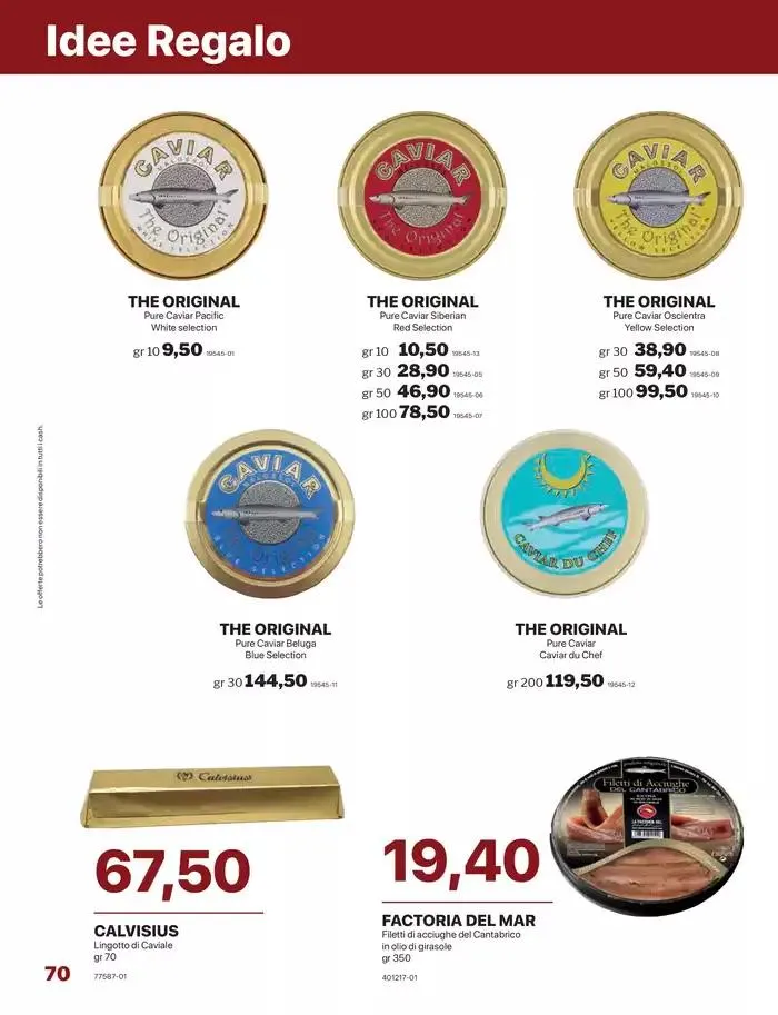 Catalogo di Natale da 5 novembre a 25 dicembre di 2024 - Pagina del volantino 70