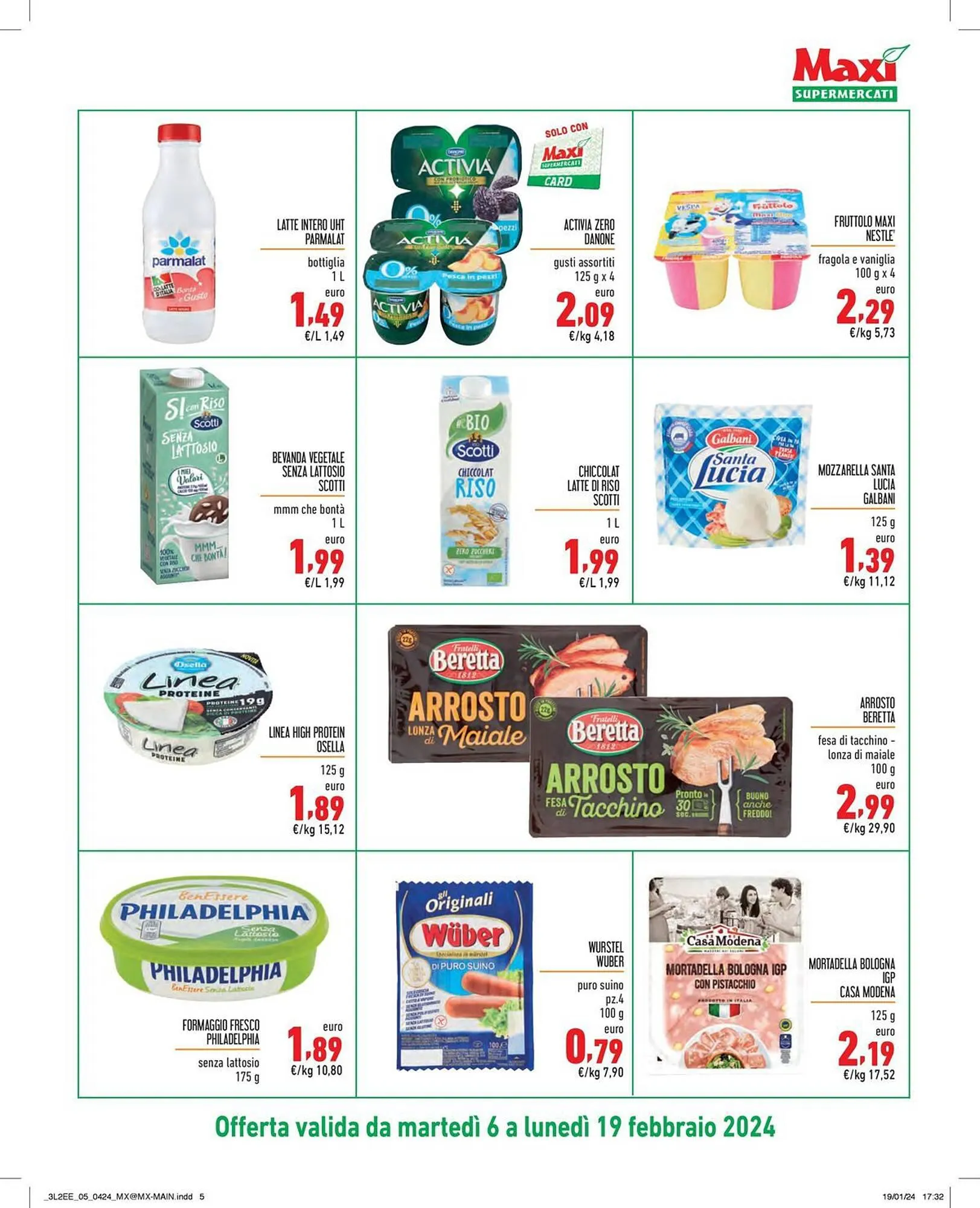 Volantino Maxi Supermercati da 6 febbraio a 19 febbraio di 2024 - Pagina del volantino 5