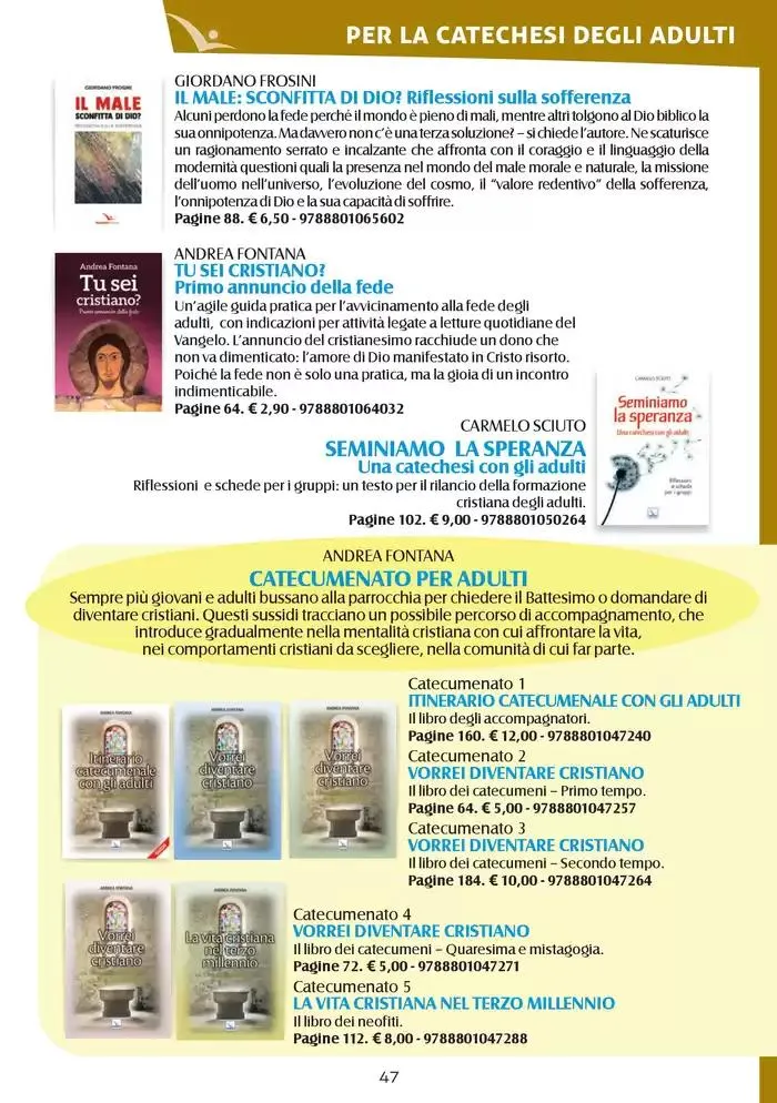  Catechismi & susssidi da 13 gennaio a 31 dicembre di 2025 - Pagina del volantino 47