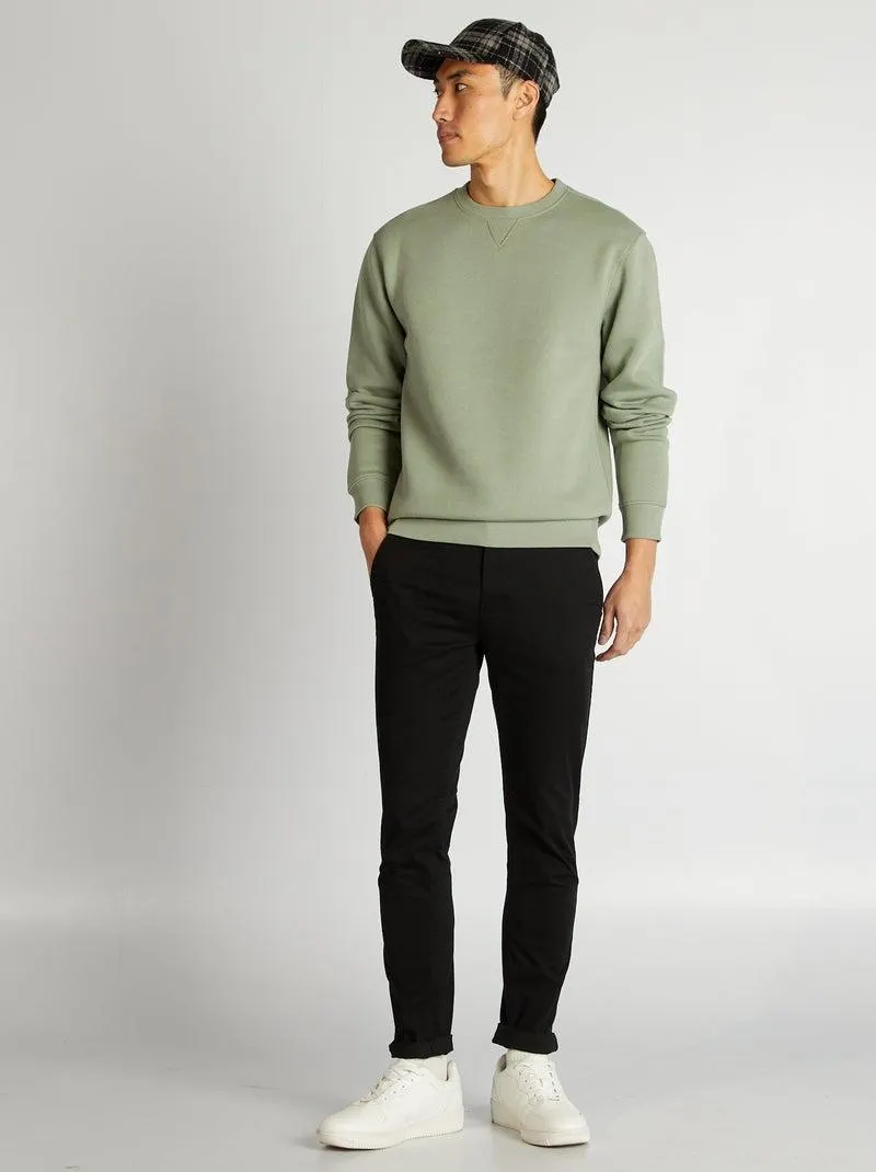 Pantaloni chino skinny L34 - NERO