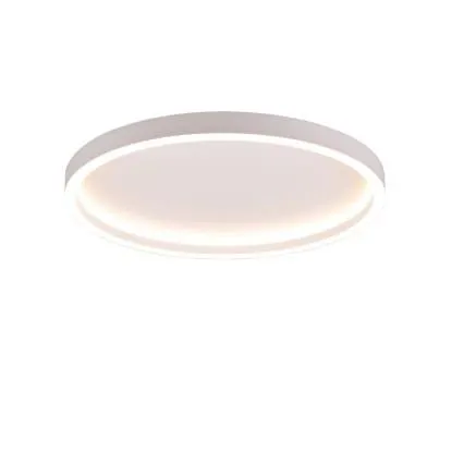 Plafoniera LED Rotonda 2600 lm bianco caldo Ø 35 x 5 cm bianco opaco