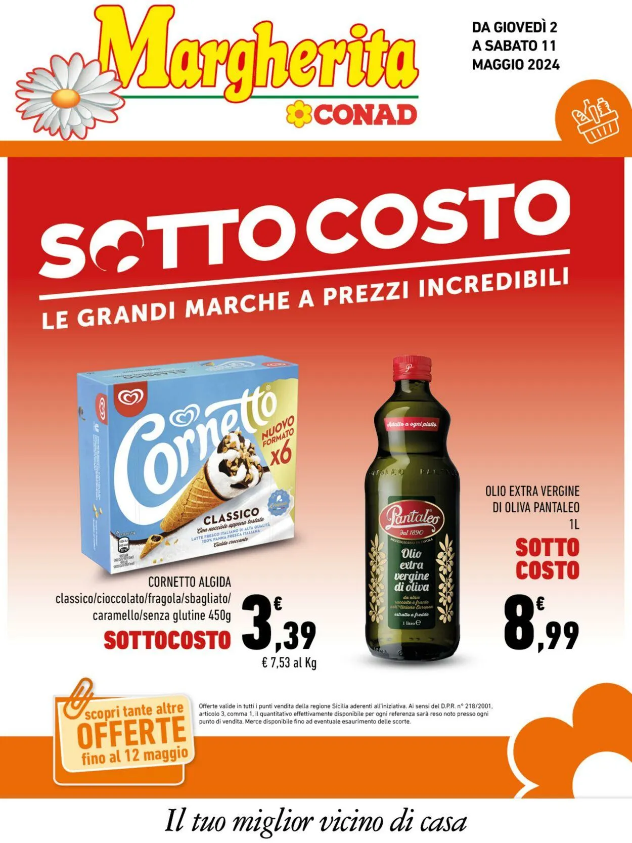 Conad - Margherita - Palermo Volantino attuale da 2 maggio a 11 aprile di 2025 - Pagina del volantino 1