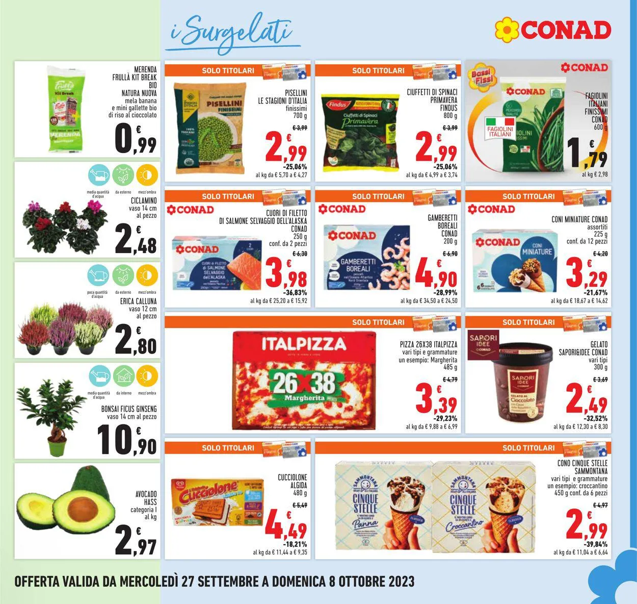 Conad - Roma Volantino attuale da 27 settembre a 8 ottobre di 2023 - Pagina del volantino 7