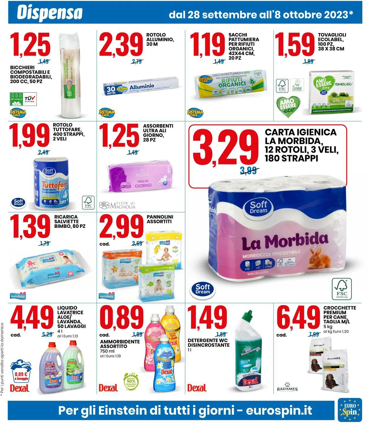 EURO Spin Volantino attuale da 25 settembre a 8 ottobre di 2023 - Pagina del volantino 5