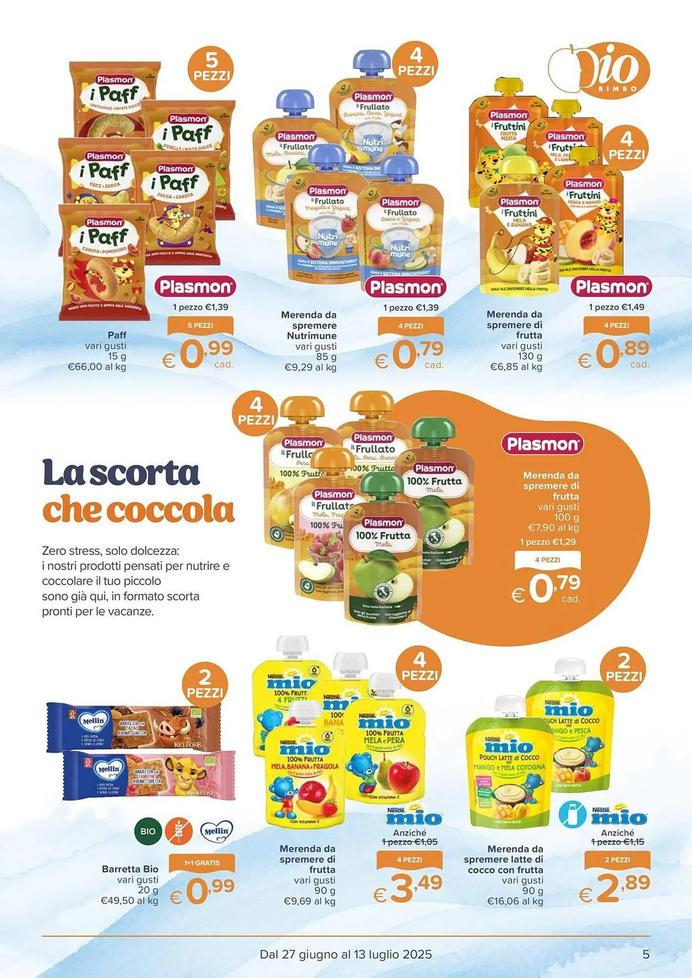 Volantino Io Bimbo da 27 giugno a 13 luglio di 2025 - Pagina del volantino 5