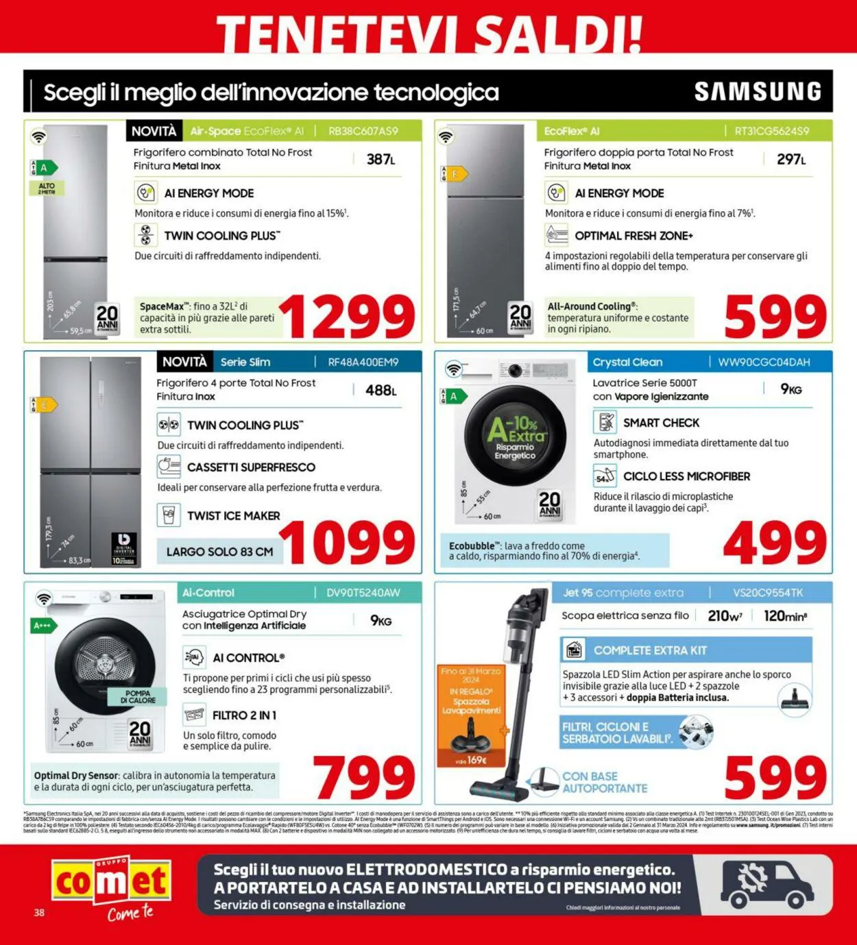 Comet Volantino attuale da 4 gennaio a 17 gennaio di 2024 - Pagina del volantino 38