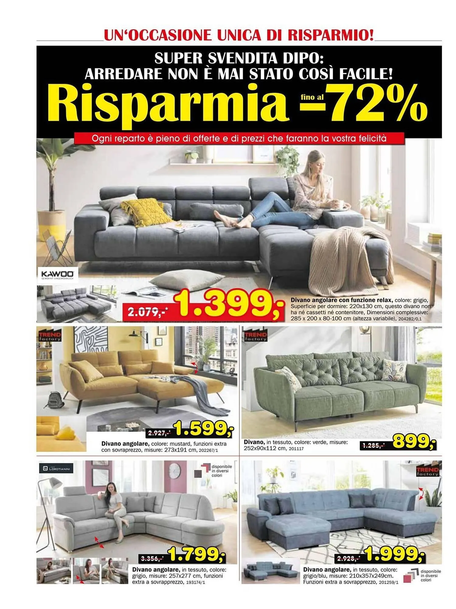 Volantino Dipo Arredamenti da 29 dicembre a 11 gennaio di 2026 - Pagina del volantino 10