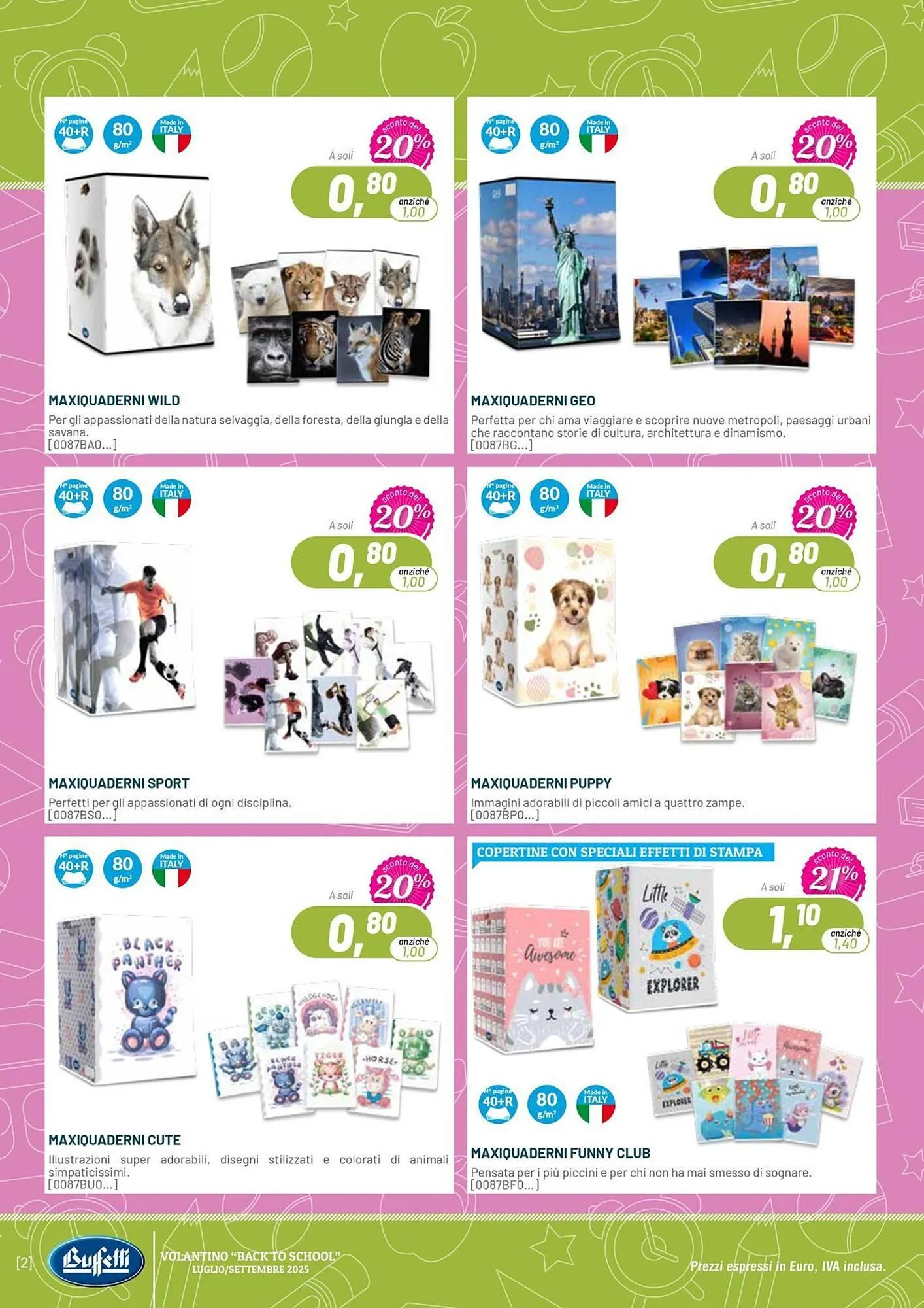 Volantino Buffetti da 1 luglio a 30 settembre di 2025 - Pagina del volantino 2