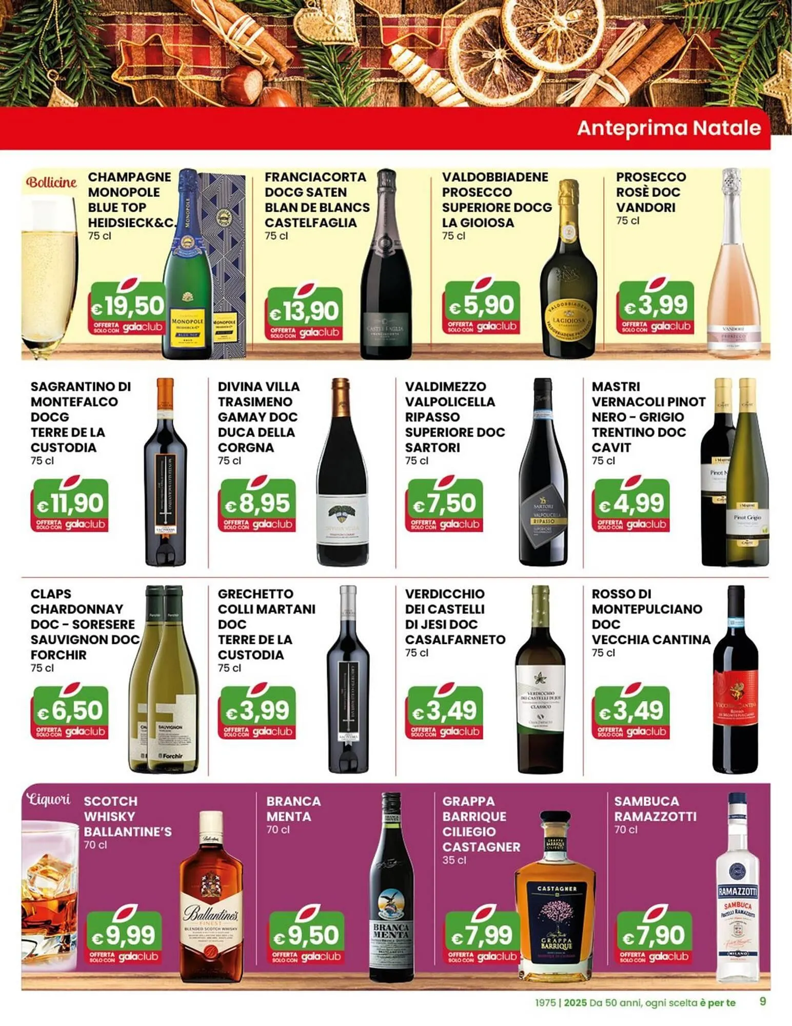 Volantino Gala Supermercati da 3 dicembre a 16 dicembre di 2025 - Pagina del volantino 9